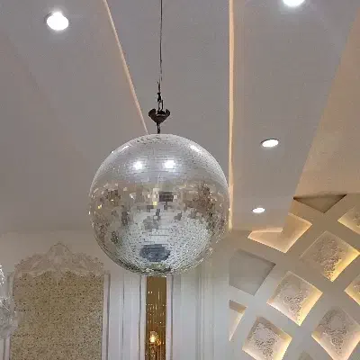 گوی آینه ای|لوستر و چراغ آویز|سبزوار, ابارش|دیوار