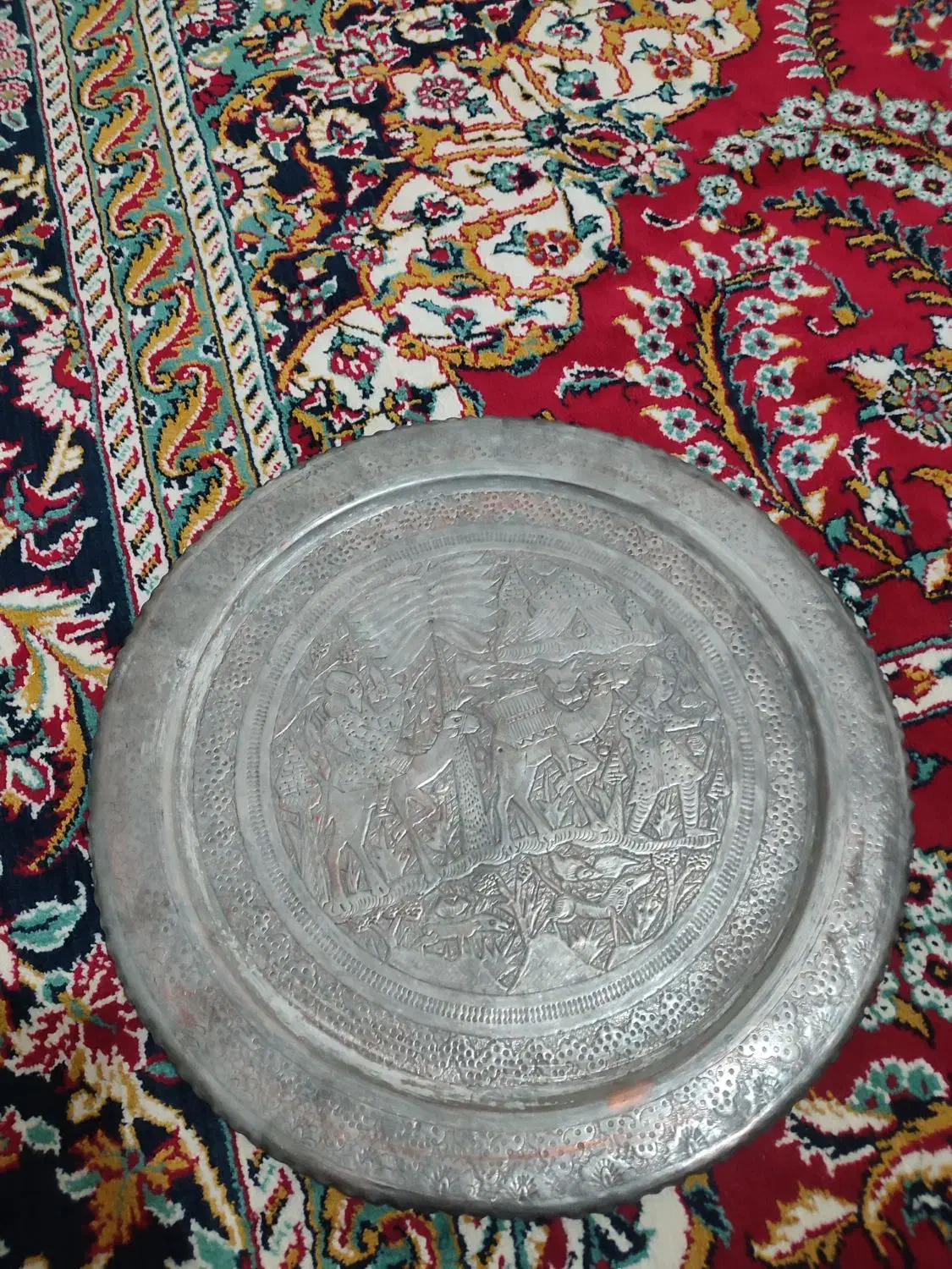 سینی قدیمی|کلکسیون اشیاء عتیقه|رباطکریم, الارد|دیوار