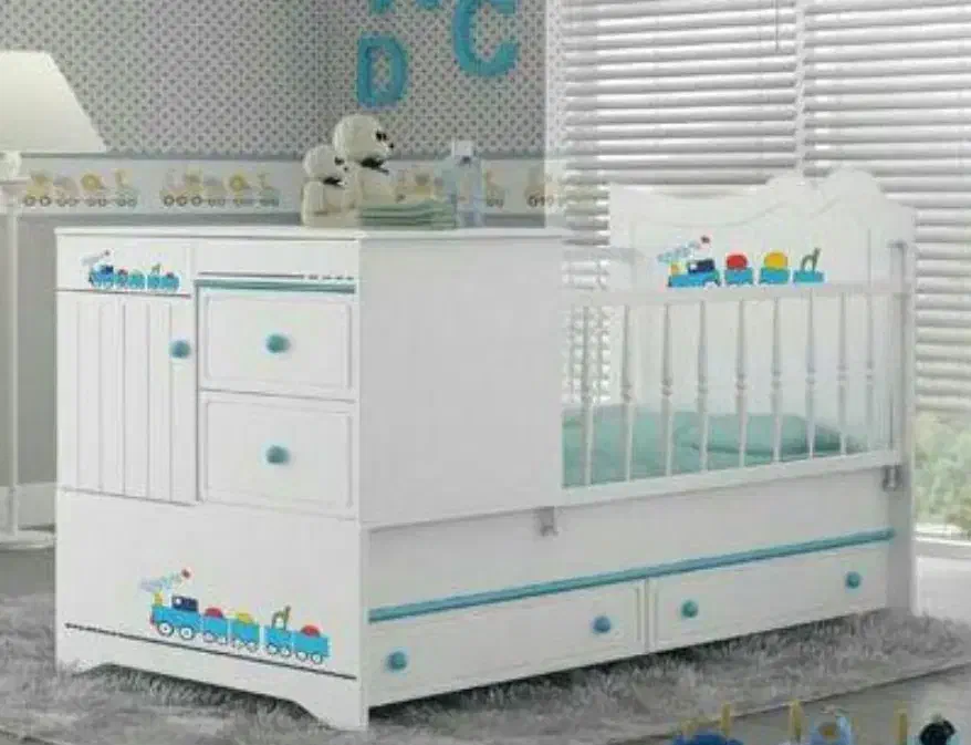 تختخواب یک نفره نوجوان مدل ترن|تخت و سرویس خواب|شوشتر, |دیوار