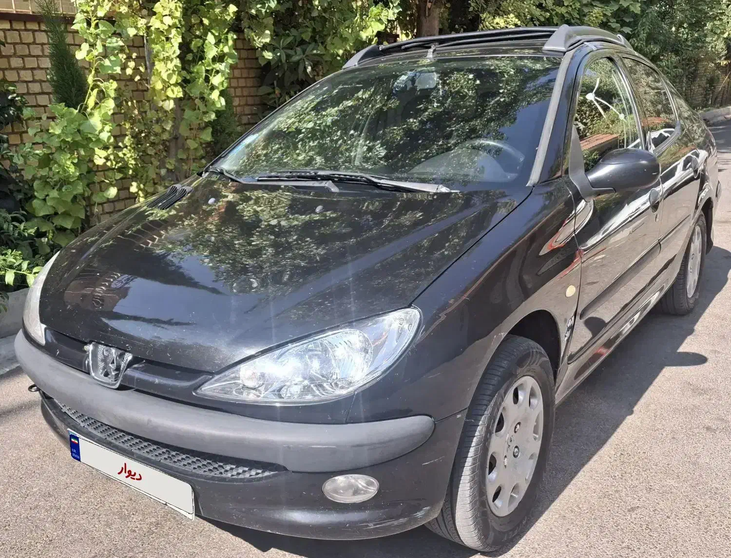 سواری پژو مشکی‌متالیک 206 - TU5-SD- V8|خودرو سواری و وانت|شیراز, گلستان|دیوار