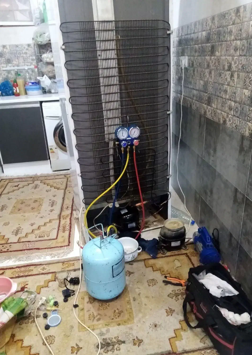 تعمیرات /  گازگیری یخچال فریزر/ درمنزل شما|خدمات پیشه و مهارت|آبادان, |دیوار