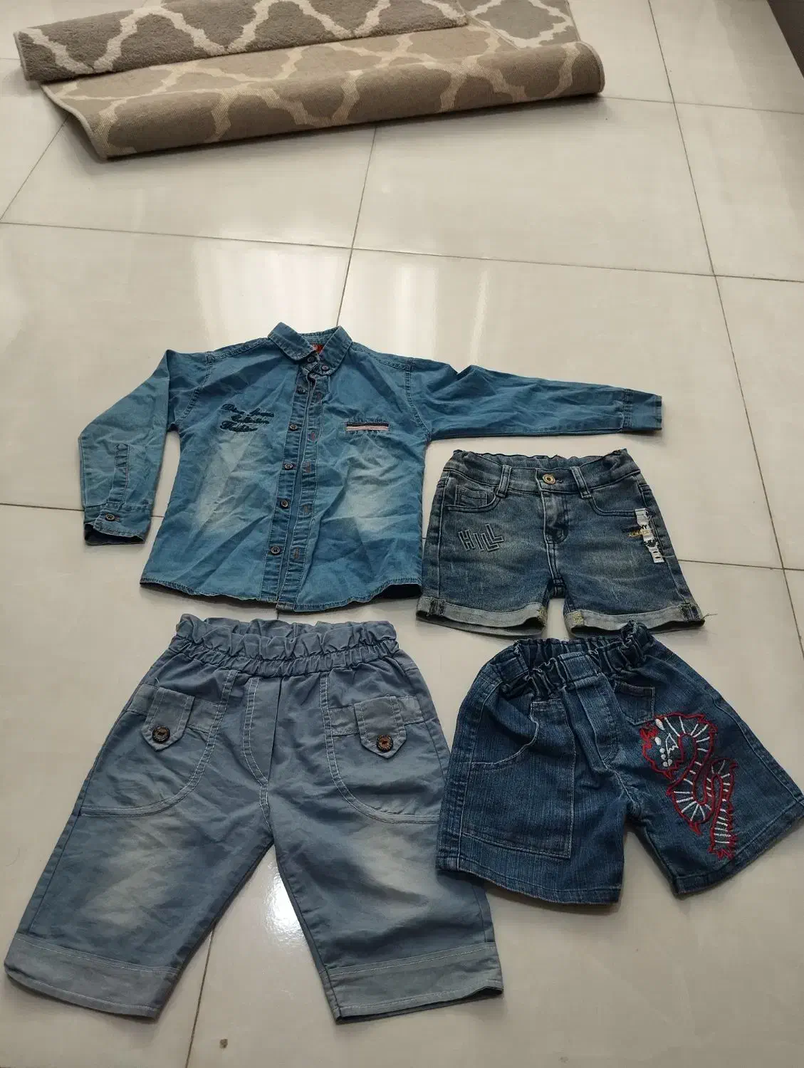 20 تیکه لباس و شلوار پسرانه از 5 تا 10 سال در حدنو|کفش و لباس بچه|پردیس, فاز ۴|دیوار
