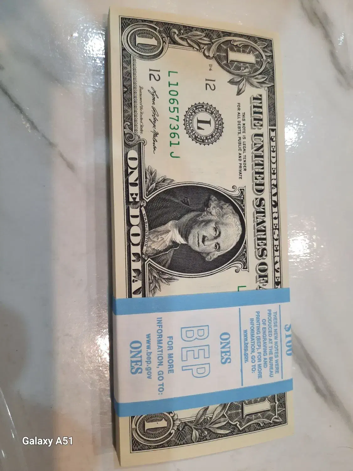 باند تک دلاری ۱۰۰ تایی سریالی|کلکسیون سکه، تمبر، اسکناس|اهواز, نادری|دیوار