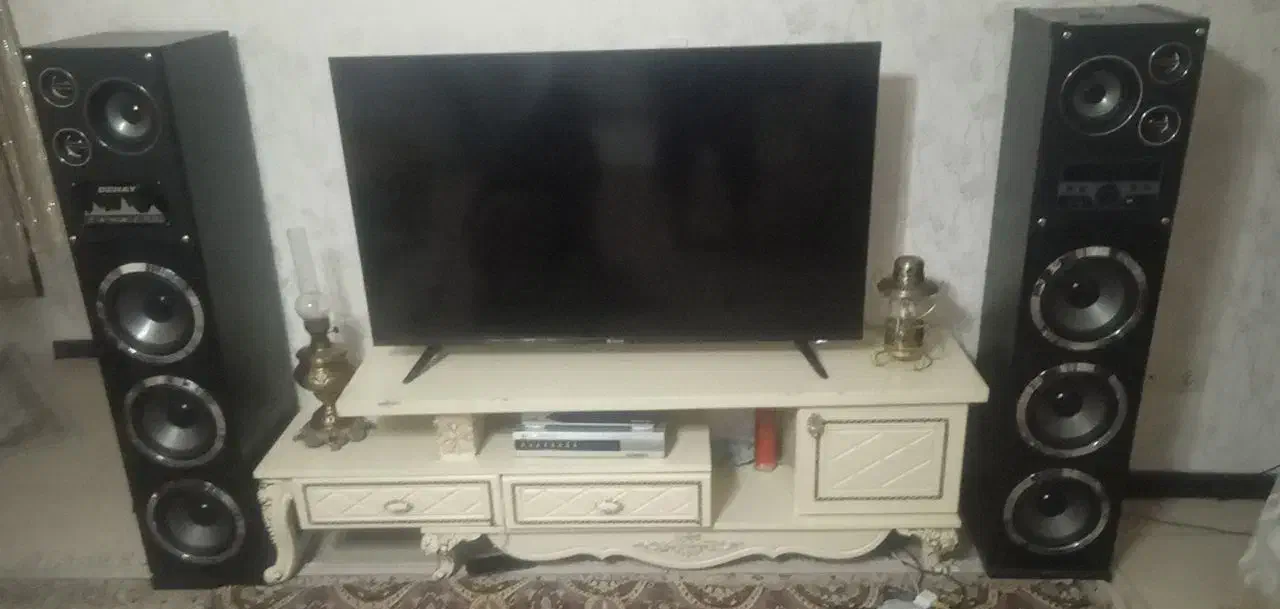 تلوزیون اسنوا ۵۰ اینج همراه ی جفت باند مارک دنای|تلویزیون و پروژکتور|محمدیه-قزوین, |دیوار