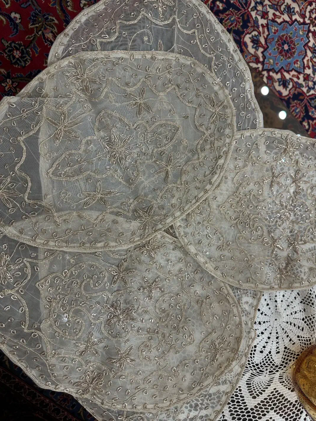 رومیزی کار دست|پرده، رانر، رومیزی|قم, شهرک قدس|دیوار