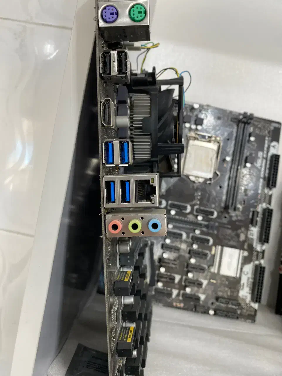 مادربرد b250 cpu i3 7100|قطعات و لوازم جانبی رایانه|شیراز, انجیر|دیوار