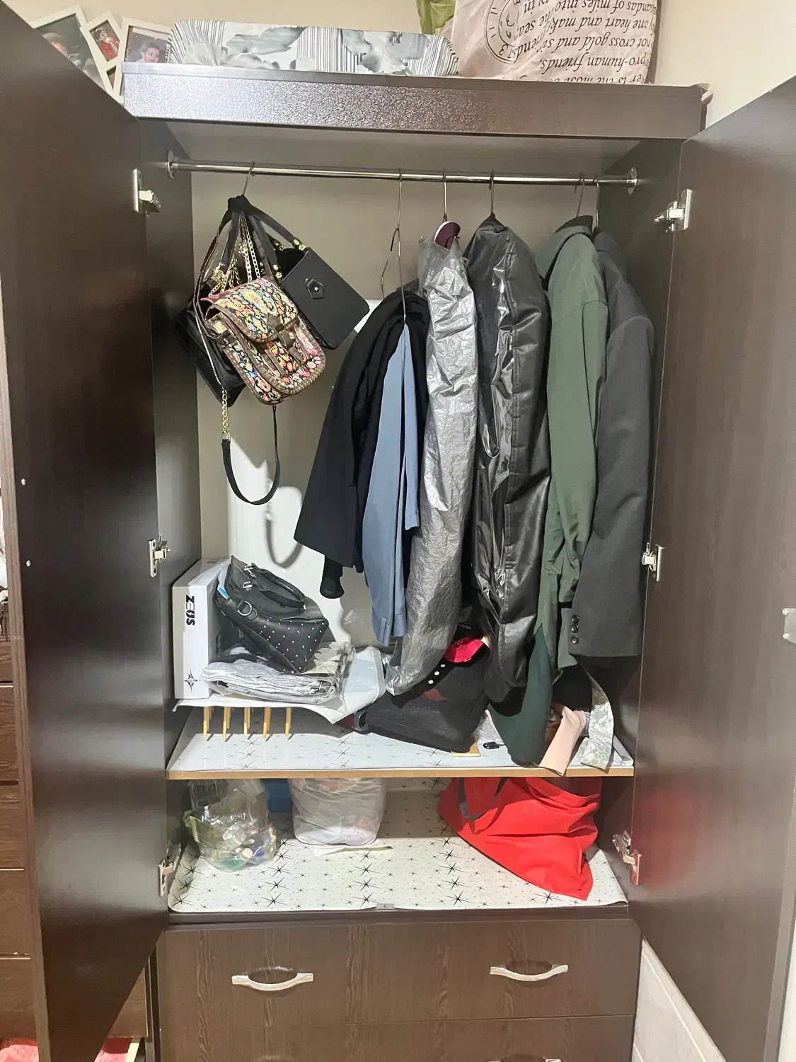 کمد دو درب کاملا سالم|جاکفشی، کمد، دراور|تهران, افسریه جنوبی|دیوار