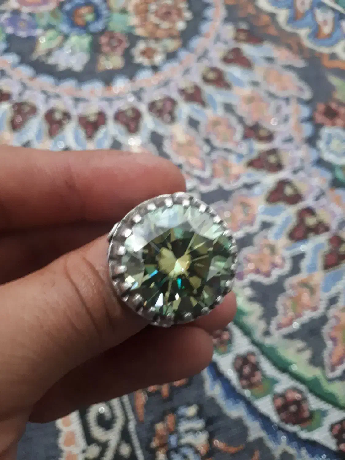 انگشتر موزونایت|زیورآلات و اکسسوری|خرم‌آباد, |دیوار