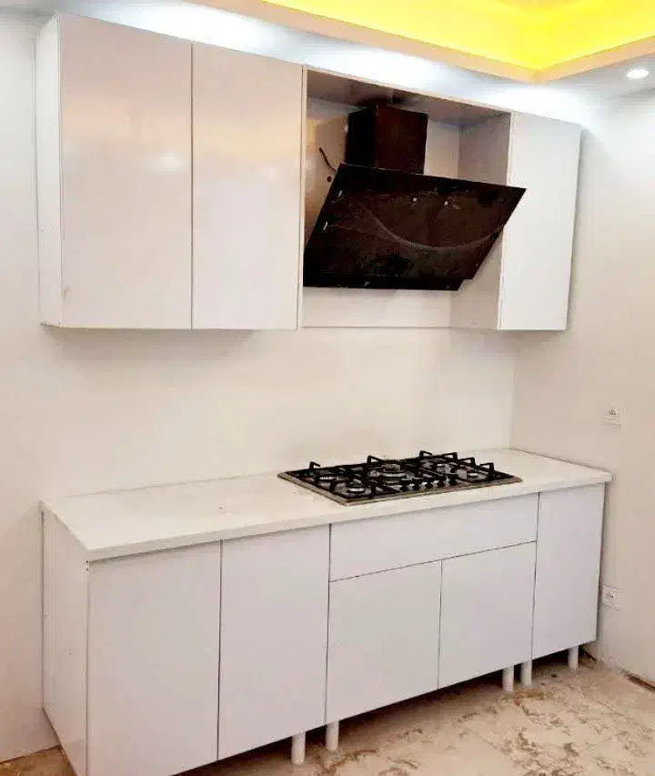 کابینت آبی نفتی سفید یخی کد۵۹۶۷۲۹۲|مصالح و تجهیزات ساختمان|نور, |دیوار