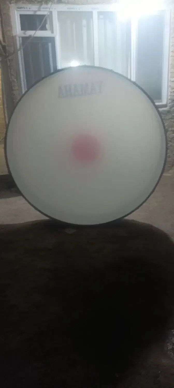 طبل 2متری استیل دور قرمز|درام و پرکاشن|هشتگرد, هشتگرد قدیم|دیوار