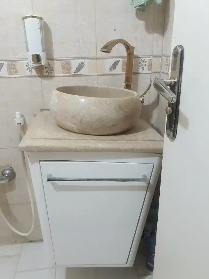 روشویی کابینتی صفحه سنگ به همراه شیر|لوازم سرویس بهداشتی|تهران, شهید رجایی|دیوار