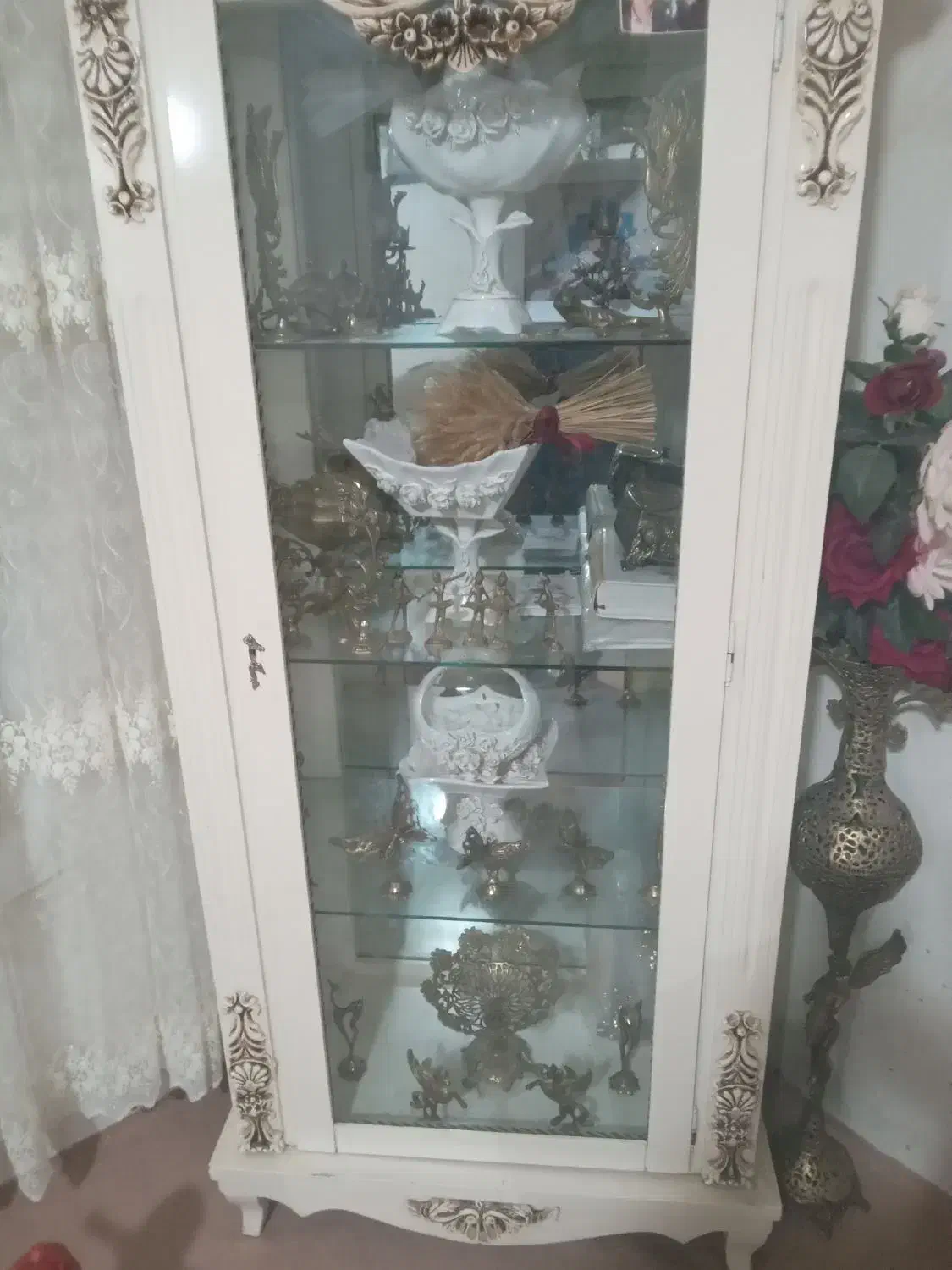 بوفه چوبی|بوفه، ویترین، کنسول|کاغذکنان, |دیوار