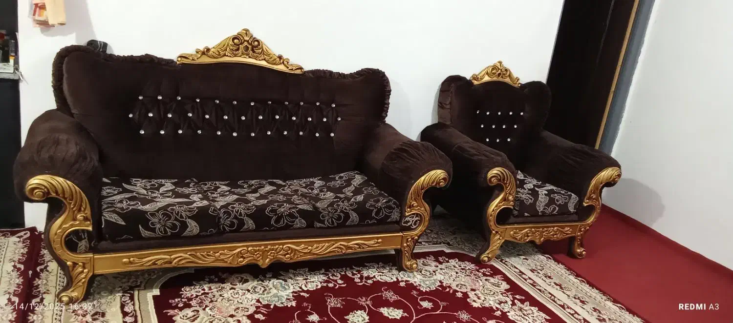 مبل راحتی هفت نفره فروشی|مبلمان خانگی و میز عسلی|تربت جام, جامرود|دیوار