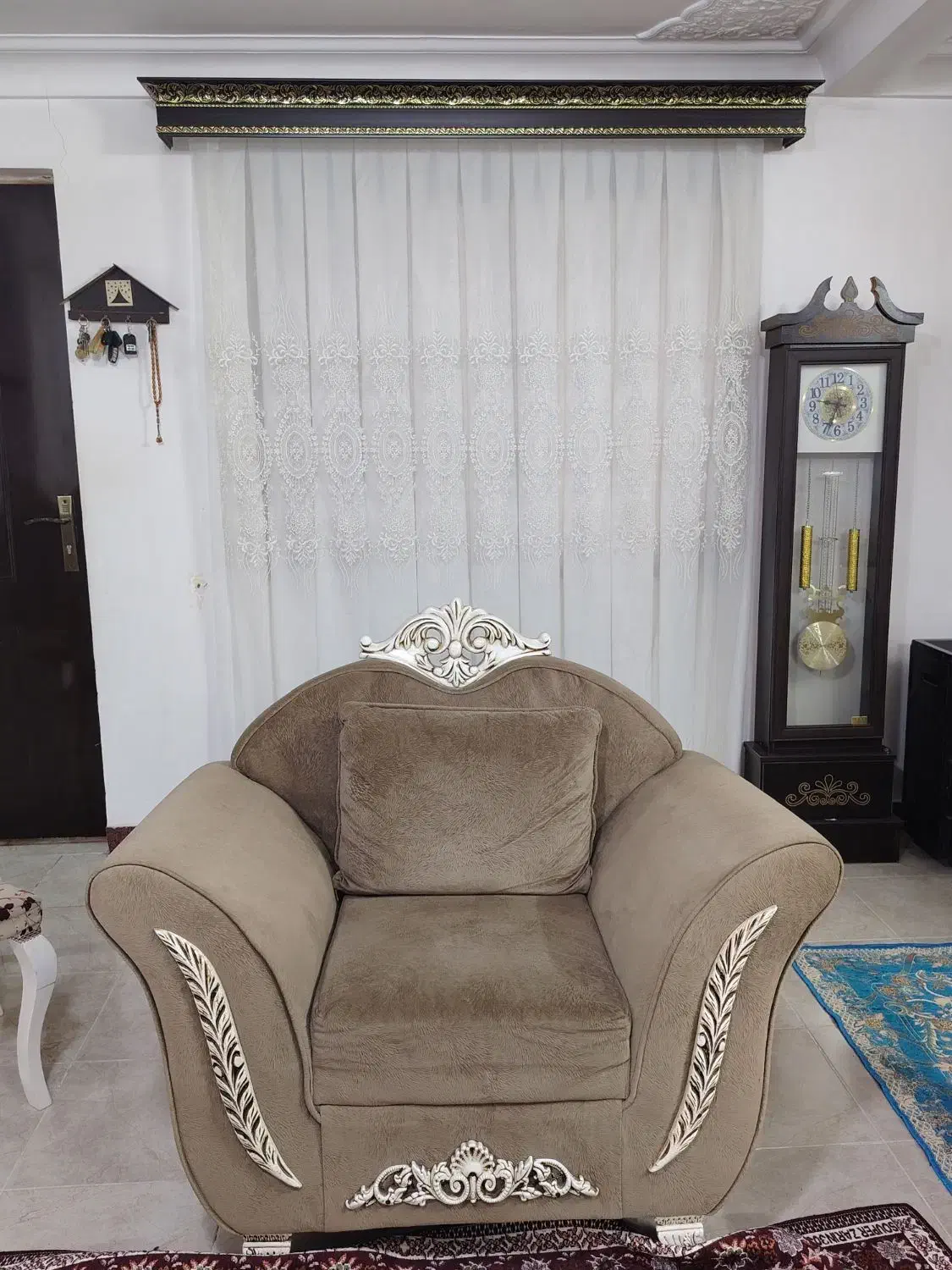 فروش پرده پذیرایی،مبل،ساعت،میز تلویزیون|پرده، رانر، رومیزی|لنگرود, |دیوار