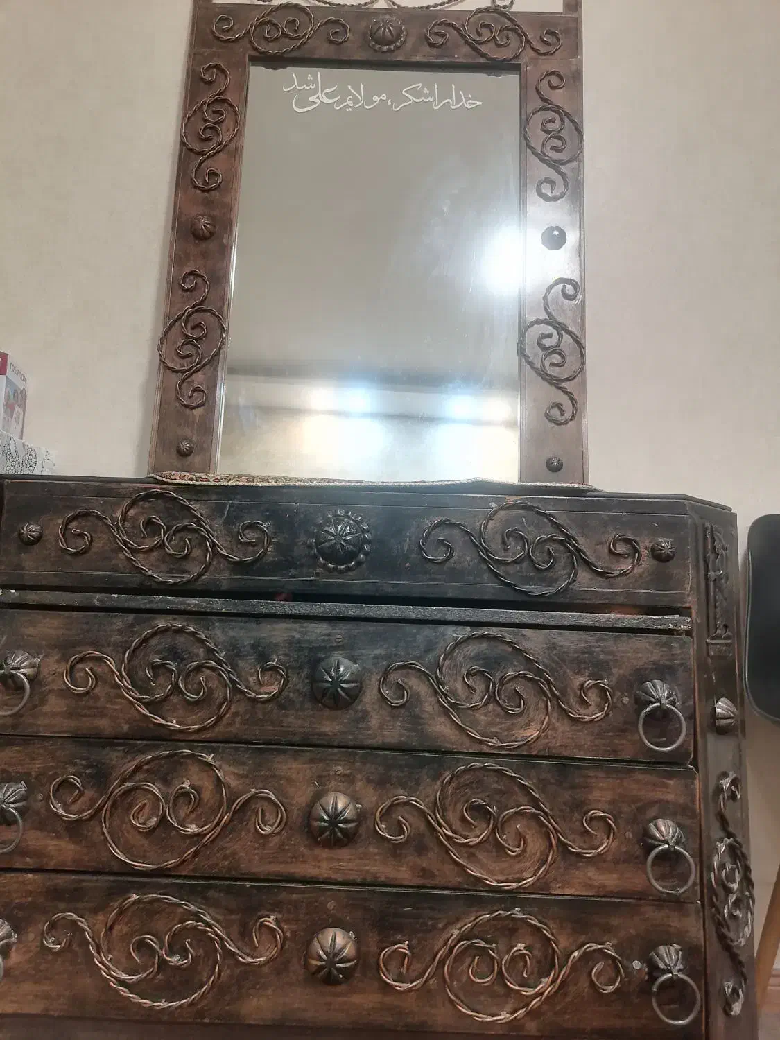 کنسولی، فرفورژه، دراور، میز توالت|بوفه، ویترین، کنسول|ملک‌آباد, |دیوار