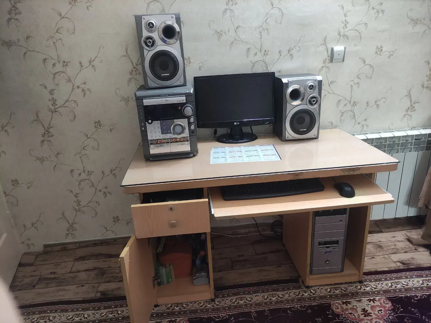 کامپیوتر ال جی کارکرده و ضبط و باند|رایانه رومیزی|سهند, |دیوار