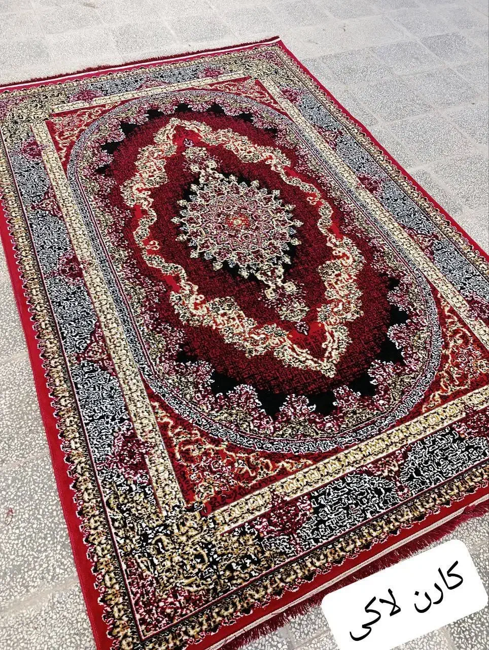 فرش افشان طوسی مشکی ۱۲ متری خراسان|فرش|لاهیجان, مهرگان|دیوار