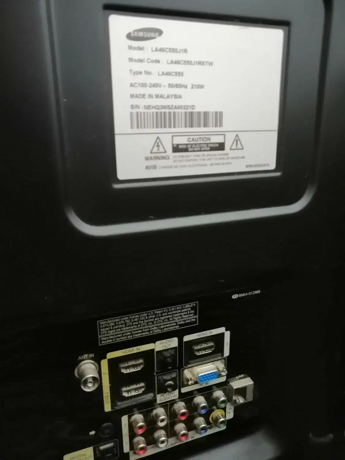 تلویزیون46سامسونگ|تلویزیون و پروژکتور|سنندج, |دیوار