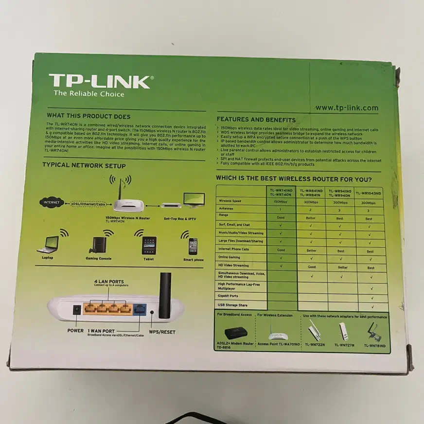 فروش روتر TL-WR750N|مودم و تجهیزات شبکه|بندرعباس, |دیوار