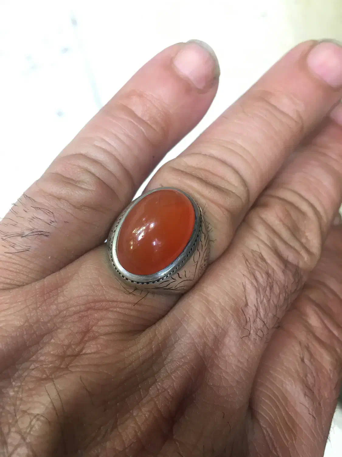 عقیق یمنی کهنه|کلکسیون اشیاء عتیقه|رشت, پل تالشان|دیوار