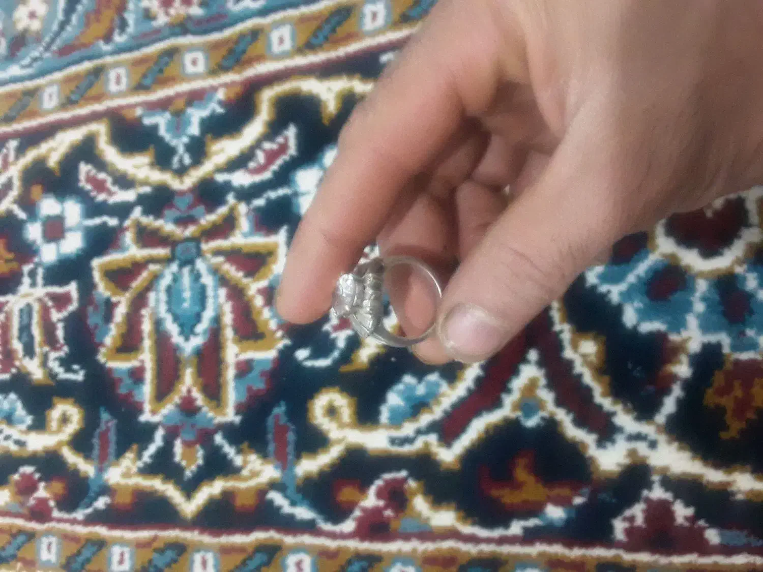 انگشتر نقره زنانه|جواهرات|کرمانشاه, |دیوار