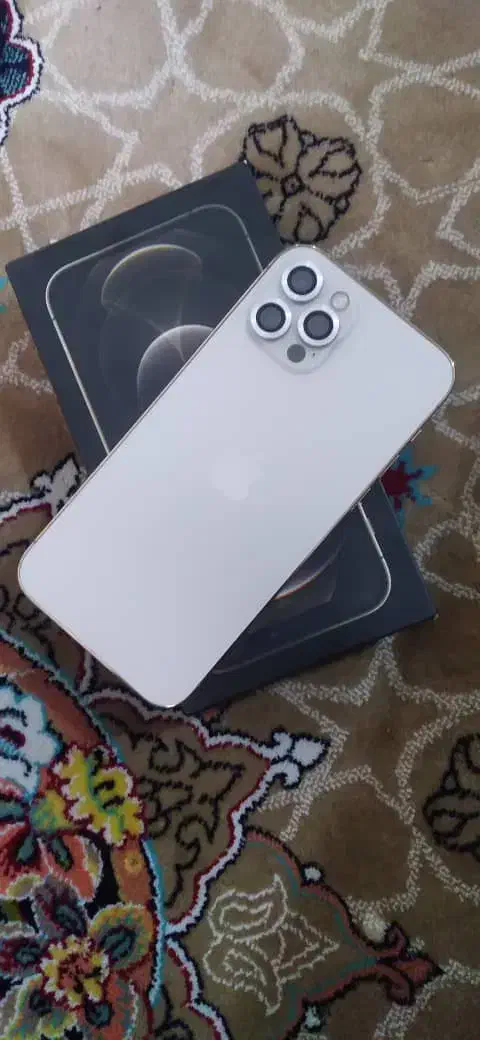 گوشی ایفون 12 پرو گلد تمیز|موبایل|شیراز, بریجستون|دیوار