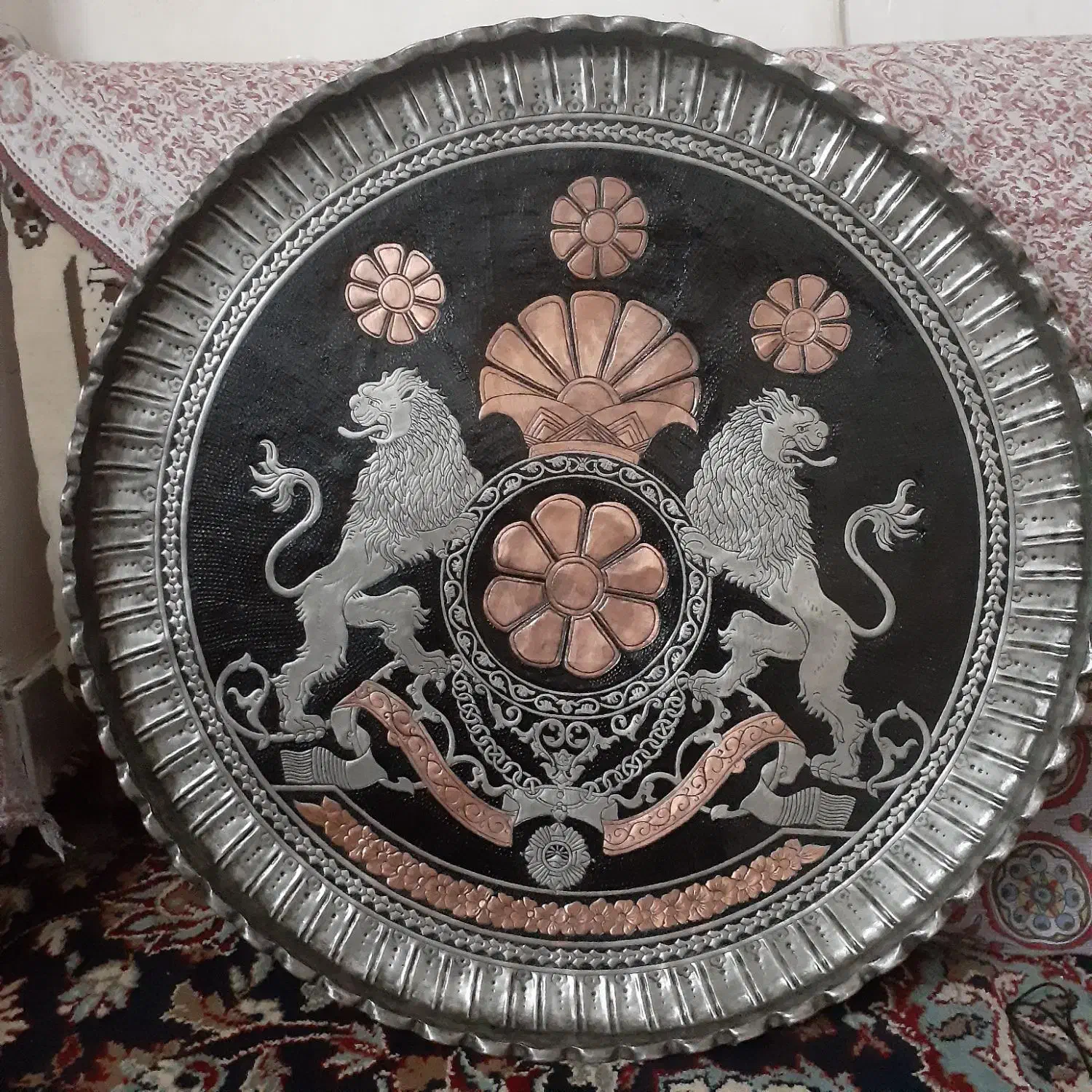 مجمع مسی قدیمی|کلکسیون اشیاء عتیقه|بیرجند, |دیوار