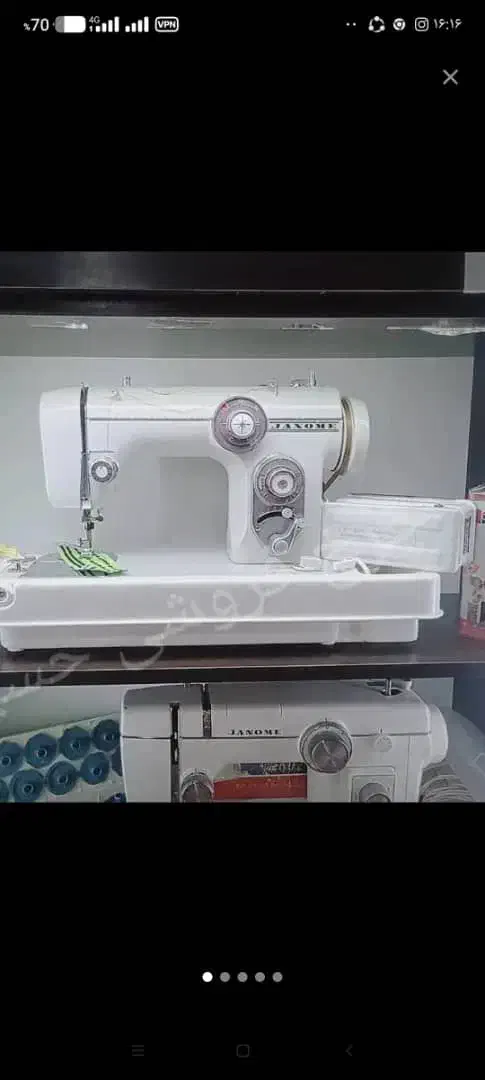 چرخ خیاطی ژانومه پنج میل 672 نو آکبند|چرخ خیاطی و ریسندگی|میناب, |دیوار