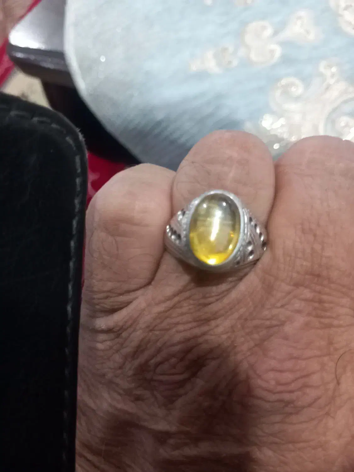 انگشتر نقره شرف الشمس|جواهرات|رامیان, |دیوار