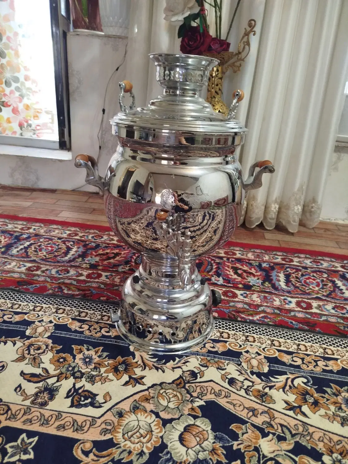 سماور|سماور، چای‌ساز، قهوه‌ساز|بناب, |دیوار