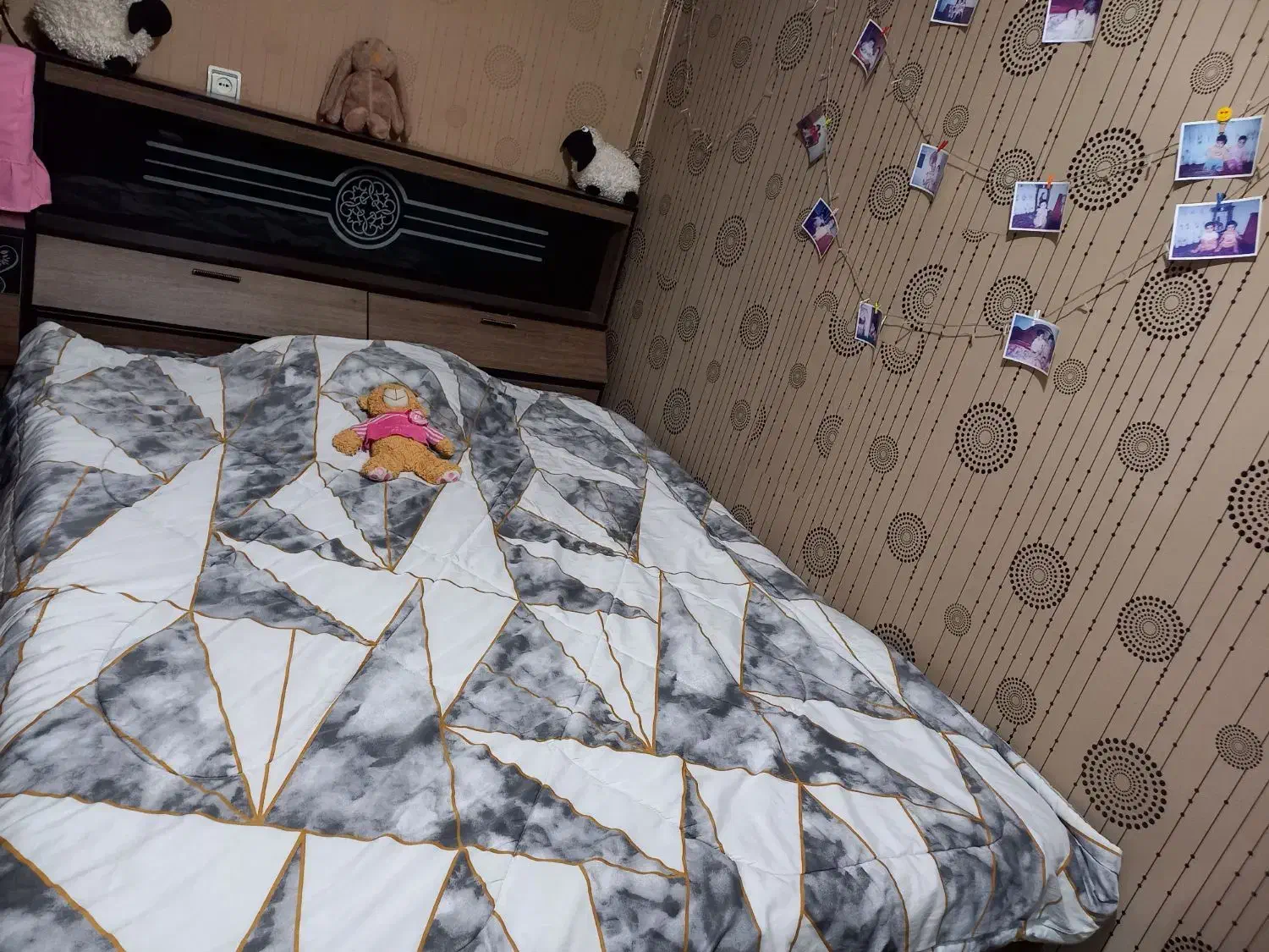 تخت دونفره|تخت و سرویس خواب|نسیم‌شهر, |دیوار