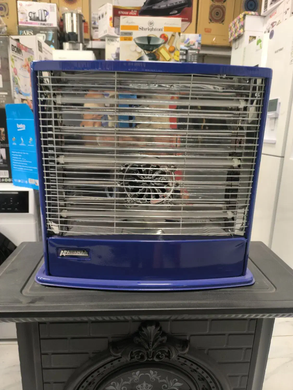 بخاری برقی ۶ شعله با خوراک پزی|بخاری، هیتر، شومینه|تبریز, |دیوار