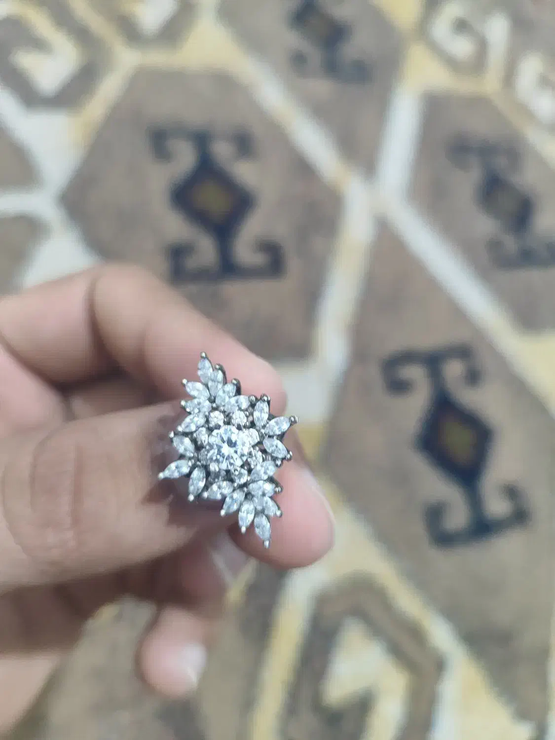 انگشتر نقره زنانه|جواهرات|بندرعباس, |دیوار