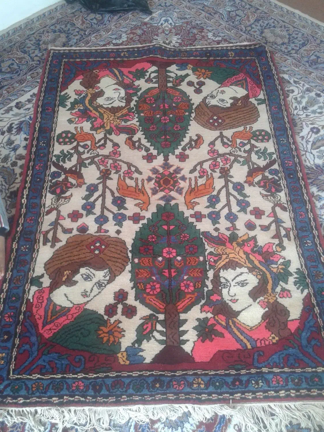 قالیچه|فرش|اشترینان, |دیوار