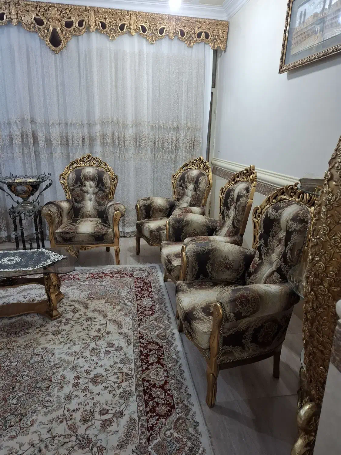 مبل سلطنتی|مبلمان خانگی و میز عسلی|بندر ماهشهر, |دیوار