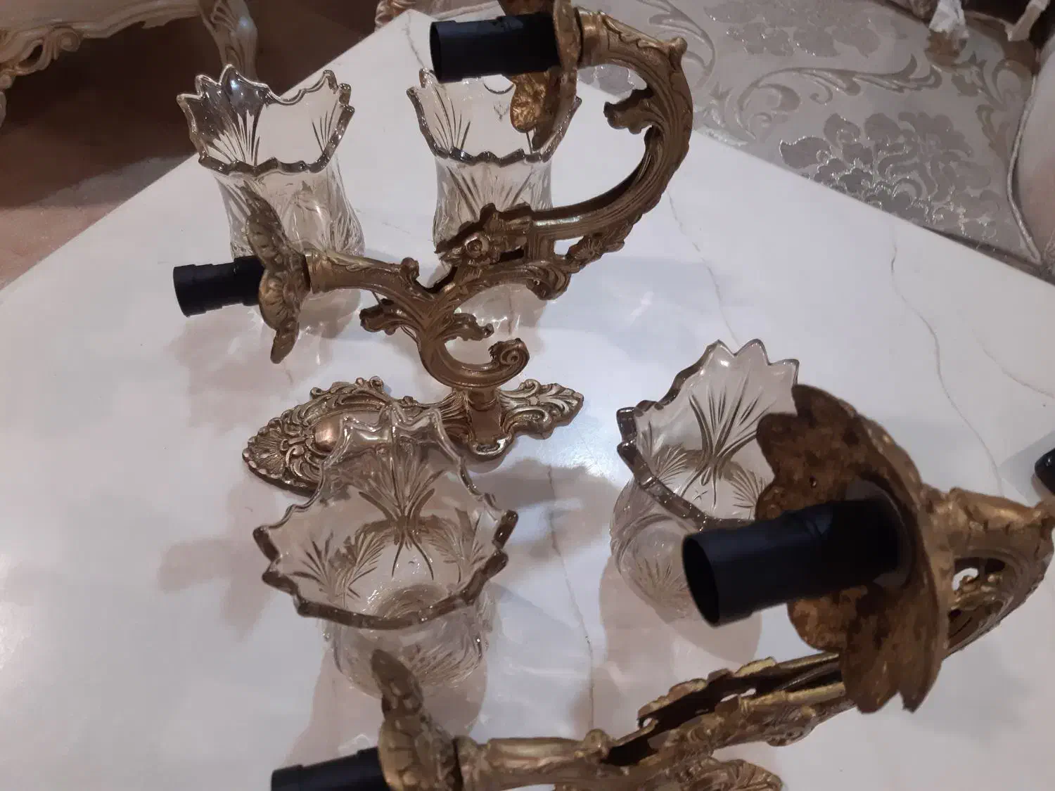 دیوارکوب برنجی|لوستر و چراغ آویز|تهران, نارمک|دیوار