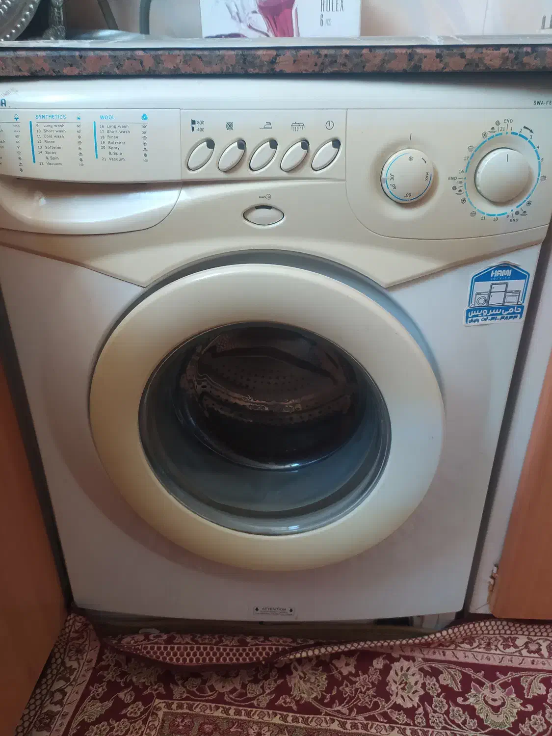 لباسشویی تمام اتوماتیک اسنوا|ماشین لباسشویی و خشک‌کن لباس|اصفهان, ورزشگاه نقش جهان|دیوار