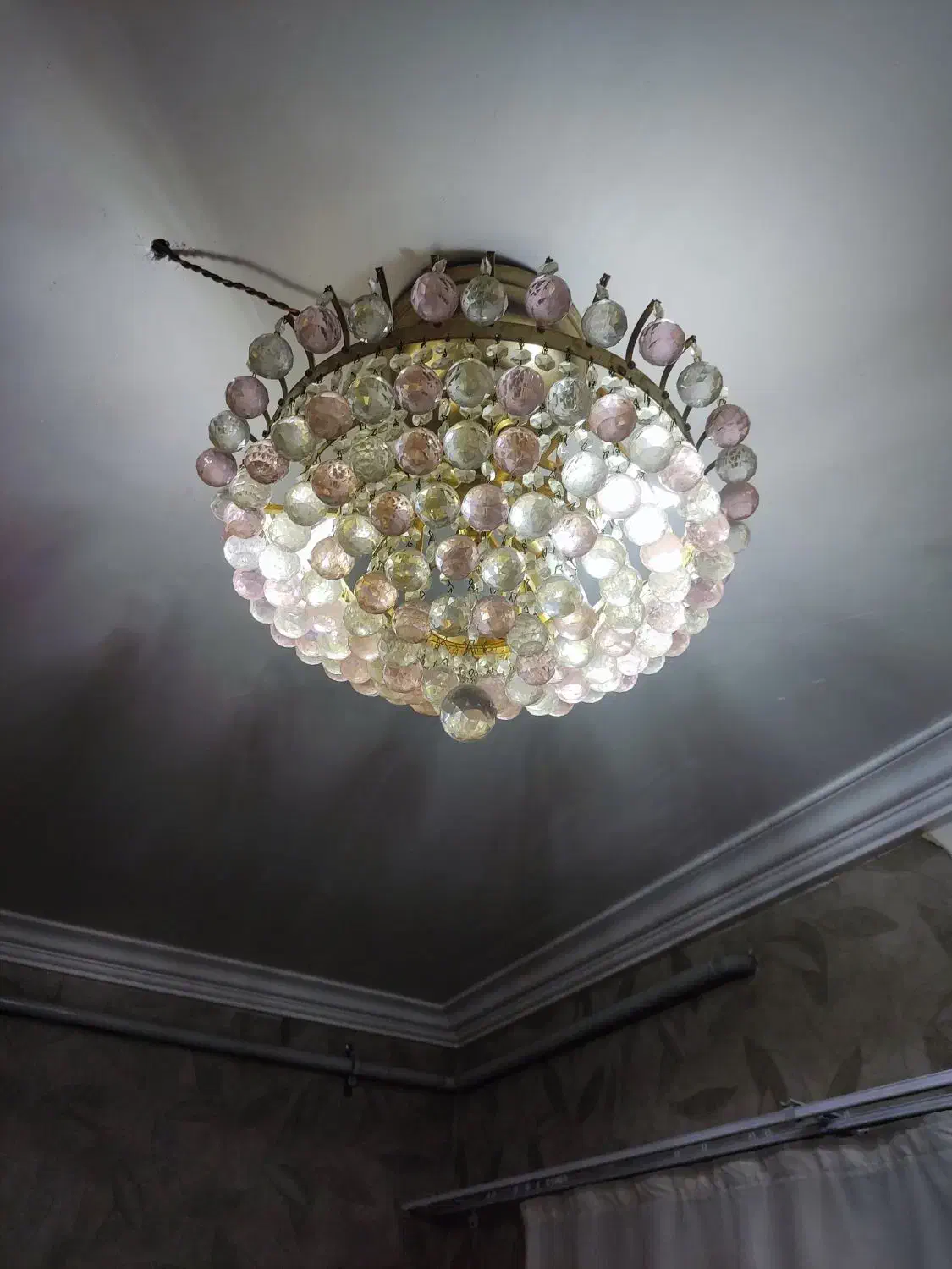 لوستر کریستالی حراج حراج|لوستر و چراغ آویز|گنبد کاووس, |دیوار