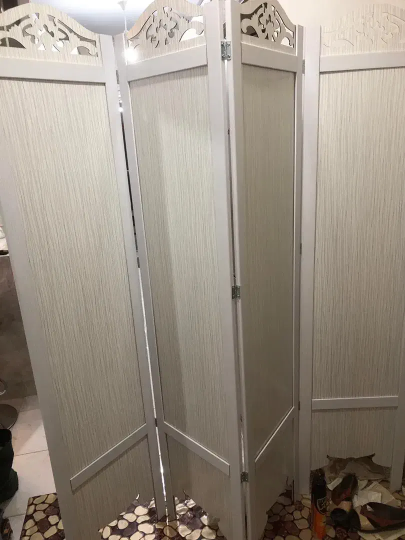 پاراوان ۴ لنگه طوسی روشن ، فروش به دلیل مهاجرت|مبلمان خانگی و میز عسلی|پردیس, فاز ۱۱|دیوار