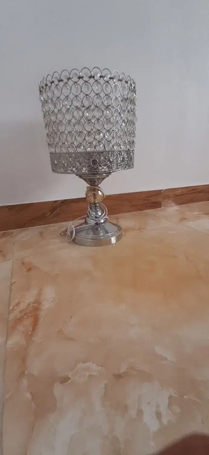 آباژور نگین دار|چراغ خواب و آباژور|رشت, حمیدیان|دیوار