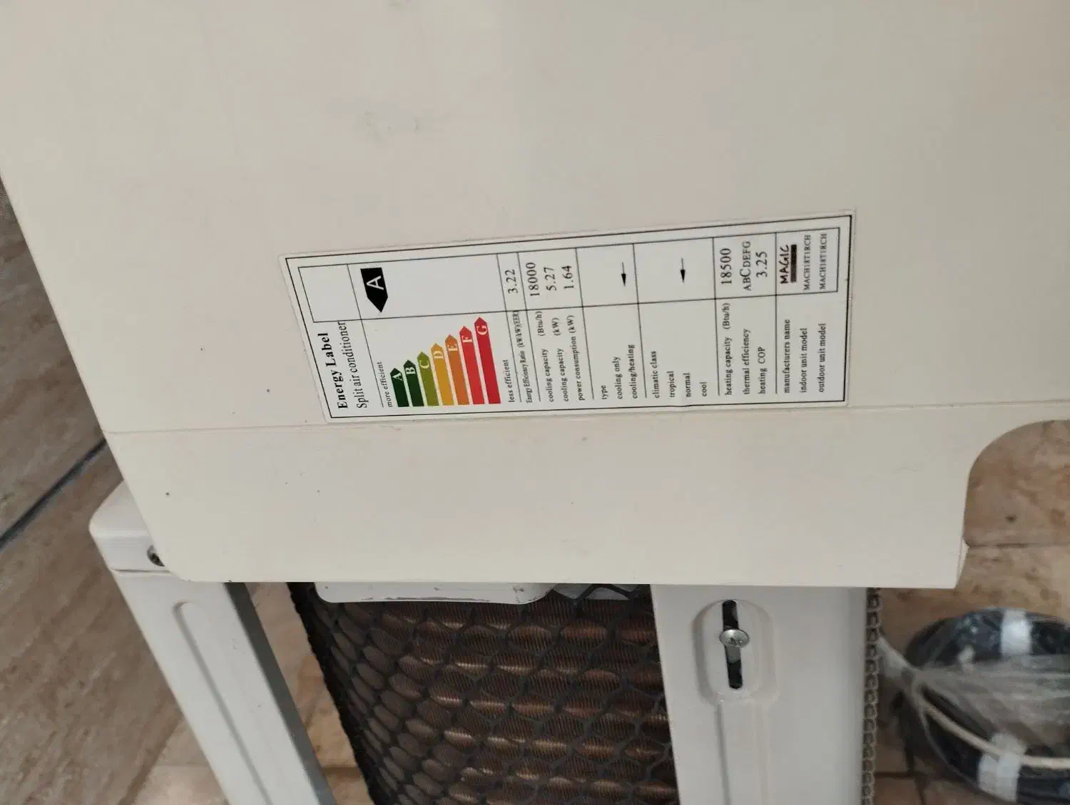 کولر گازی ۱۸۰۰۰ مجیک اصل در حد نو کم مصرف|کولر گازی و فنکوئل|آمل, |دیوار