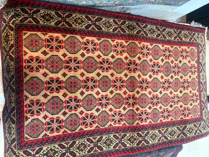 قالیچه بلوچ سایز دو در یک|فرش|تهران, باغ فیض|دیوار