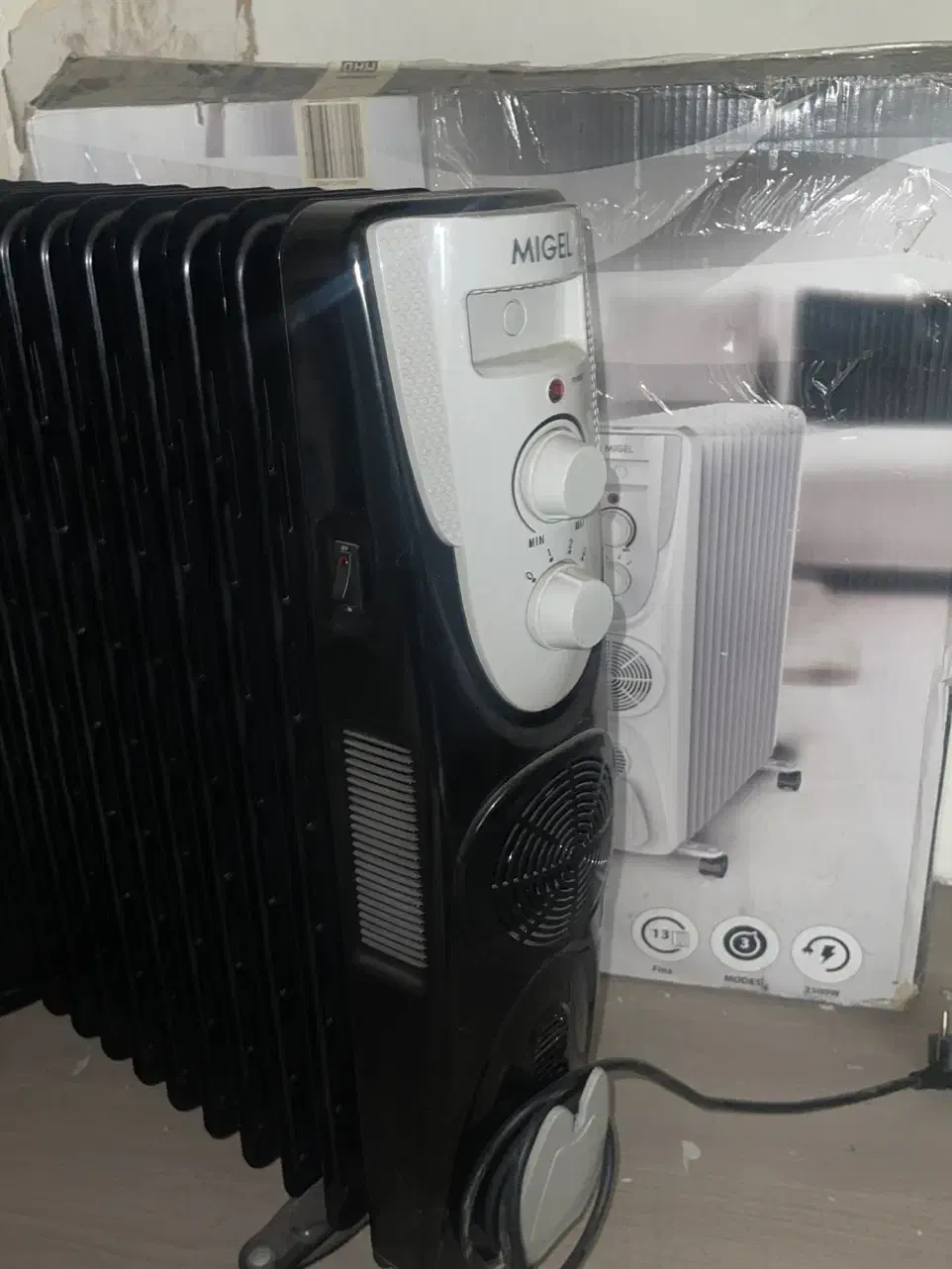 بخاری برقی میگل ۱۳ پر|بخاری، هیتر، شومینه|ری, دیلمان|دیوار