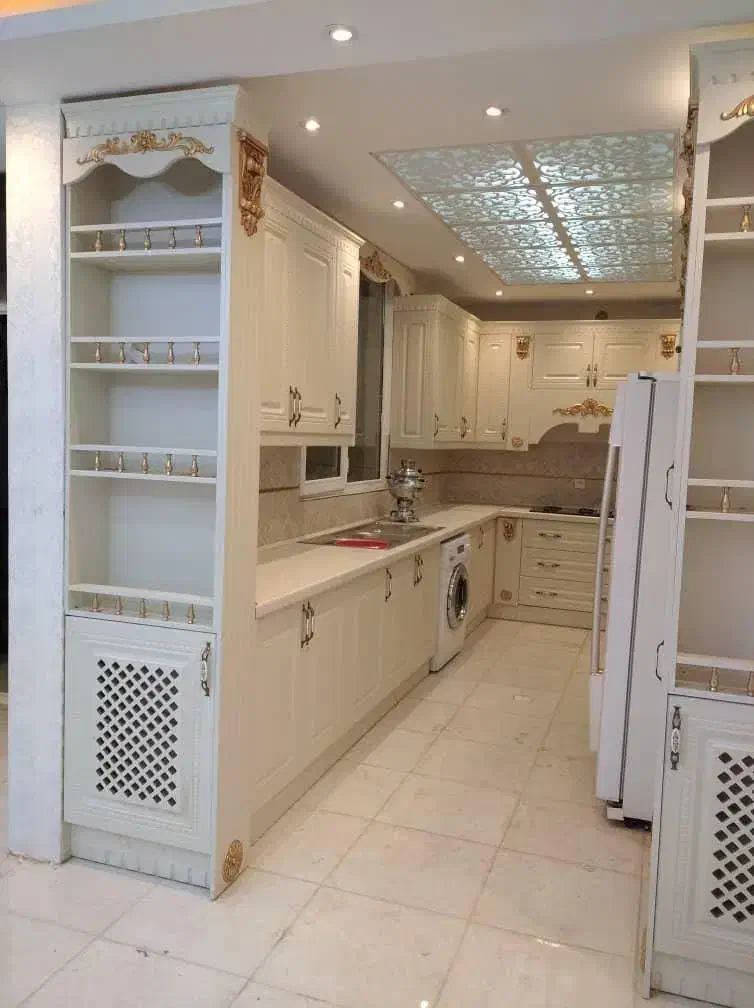کابینت ممبران سفید بوفه زنبوری/جزیره طرح برجسته|مصالح و تجهیزات ساختمان|اصفهان, خانه اصفهان|دیوار