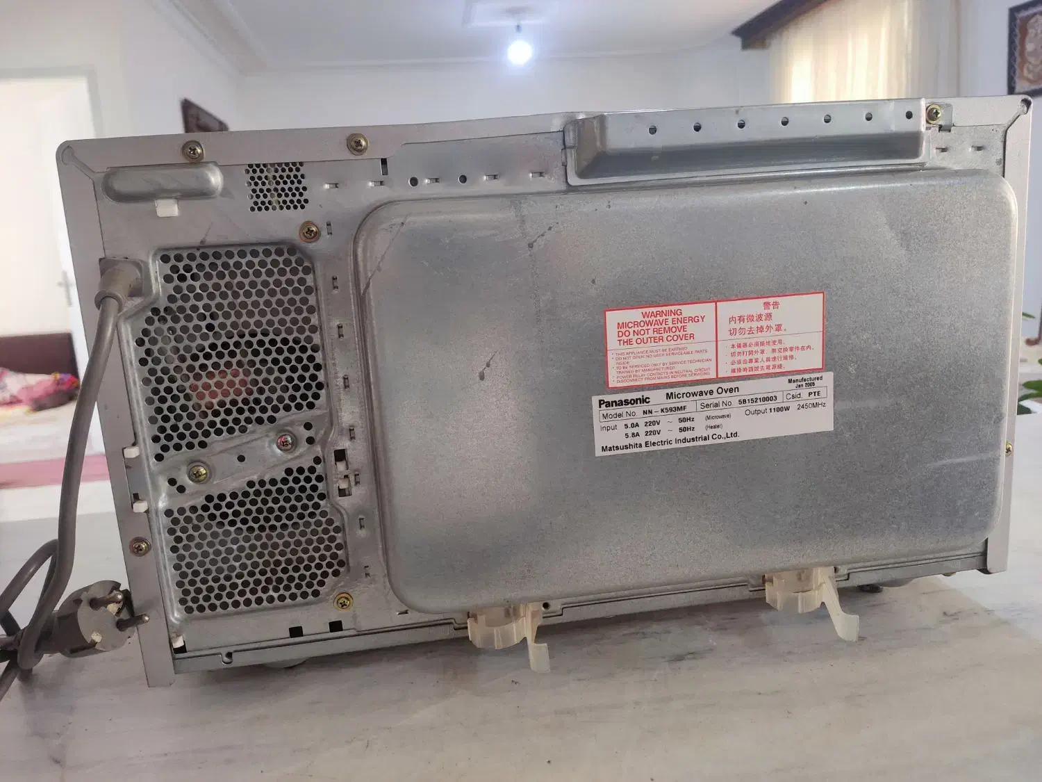 مایکروویو پاناسونیک (درجه یک)|اجاق گاز و لوازم برقی پخت‌وپز|کرمانشاه, |دیوار