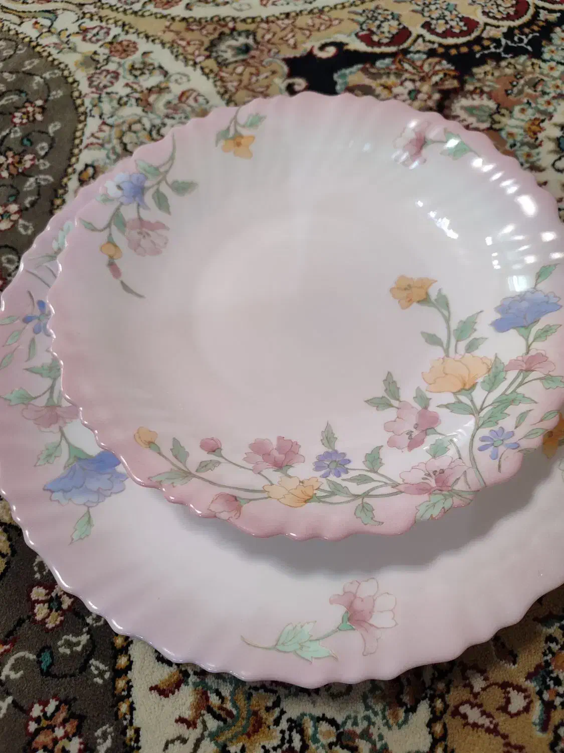 ظرفهای زیبای گل الیزه فرانسوی|ظروف سرو و پذیرایی|اراک, |دیوار