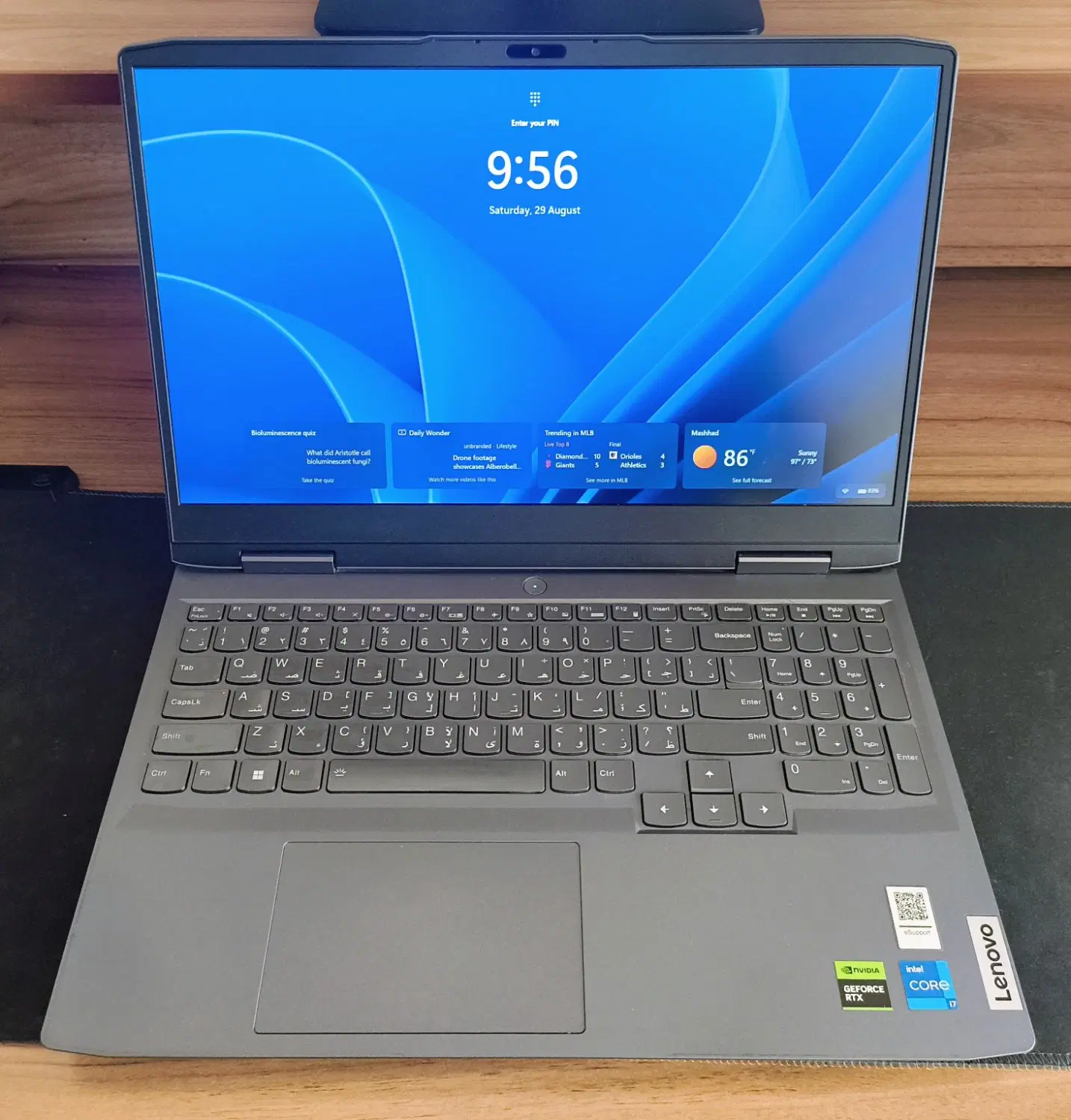 Lenovo LOQ 82XV - RTX4050 - 16GB|رایانه همراه|مشهد, کوه سنگی|دیوار
