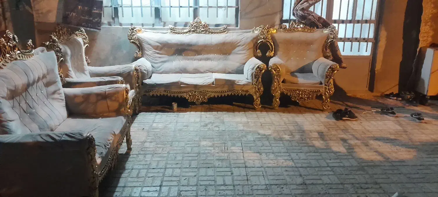 مبل ۷نفره|مبلمان خانگی و میز عسلی|کهریزک, |دیوار