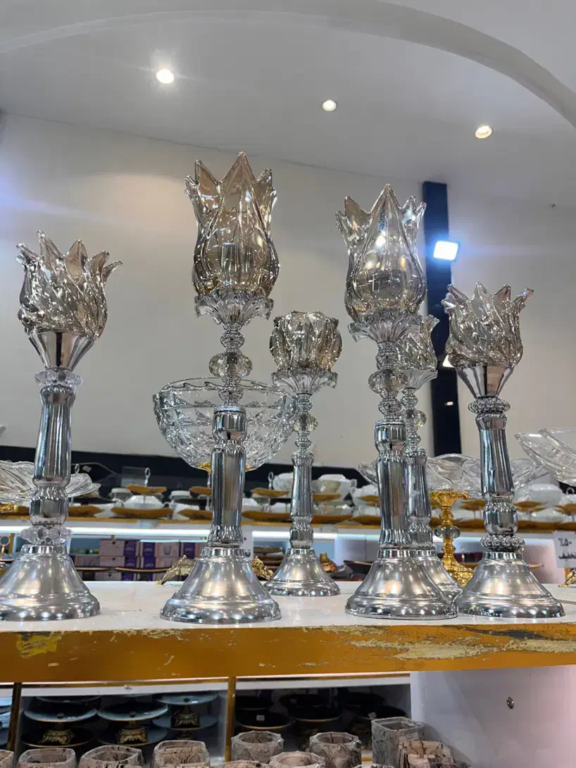 آباژور شمعدونی|چراغ خواب و آباژور|مشهد, ویلاشهر|دیوار