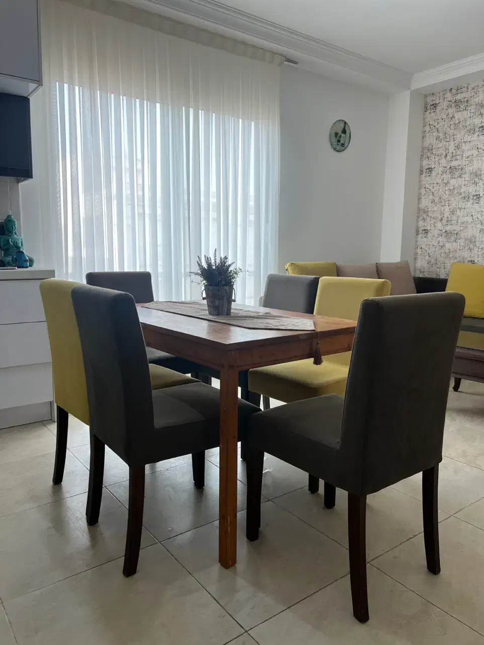 میز ناهار خوری ۶نفره|میز و صندلی غذاخوری|کیش, |دیوار